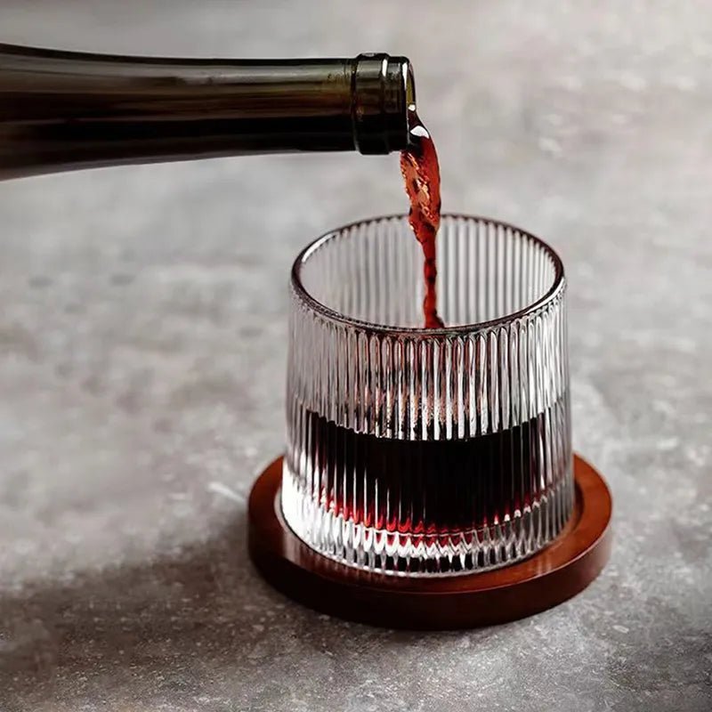 SPINSPIRIT - Bicchieri da whiskey rotanti per un tocco raffinato