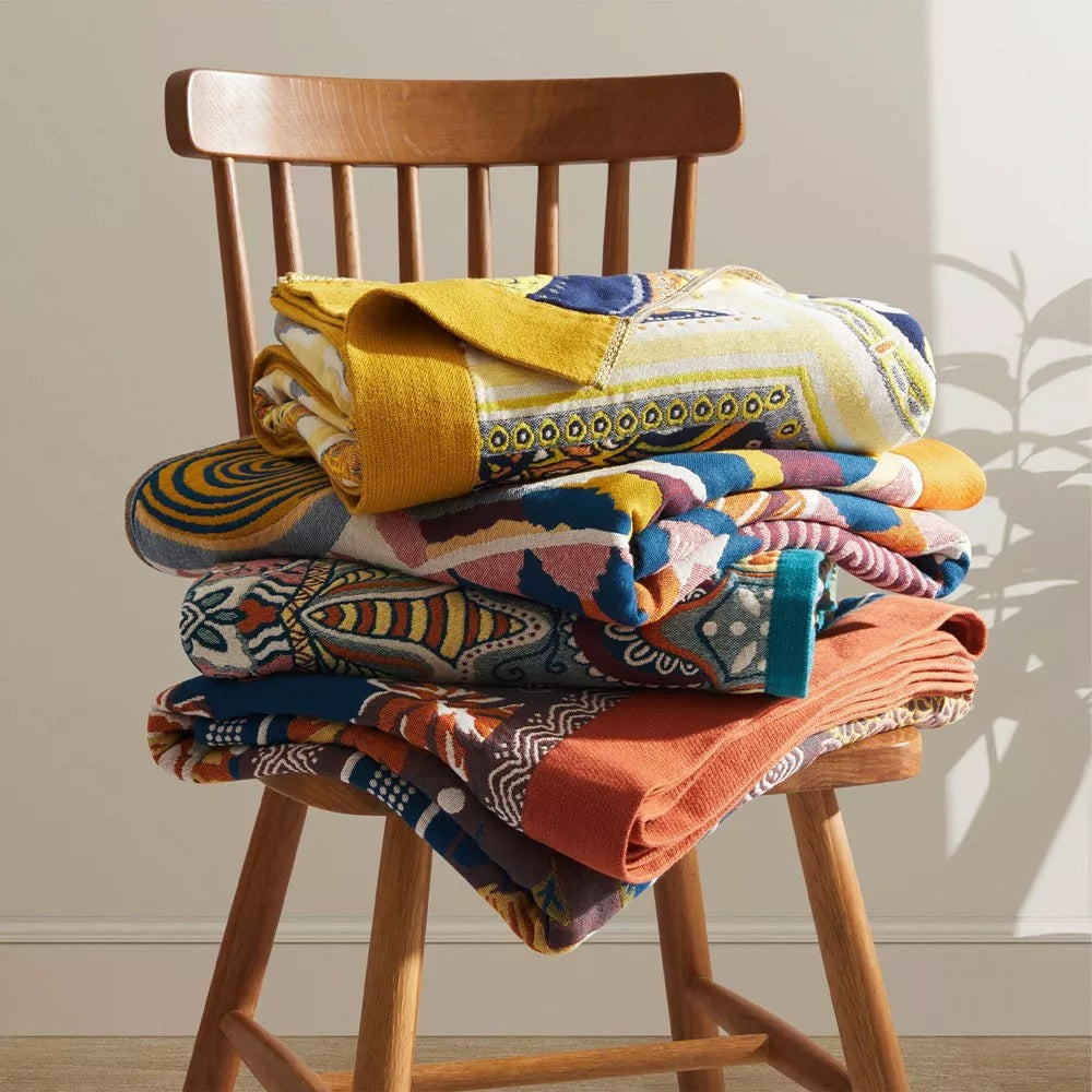 Coperta in Cotone Sunburst