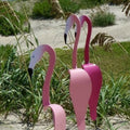 Decorazione da Giardino Flamingo in Alluminio | Indicatore di Vento e Decorazione | Fatto a Mano | PinkDrift
