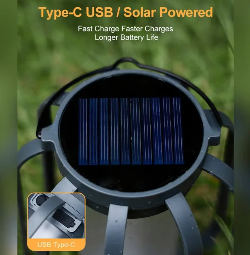 Lanterna da Giardino | Automatica al Crepuscolo | Resistente alle Intemperie | Fackel Solare