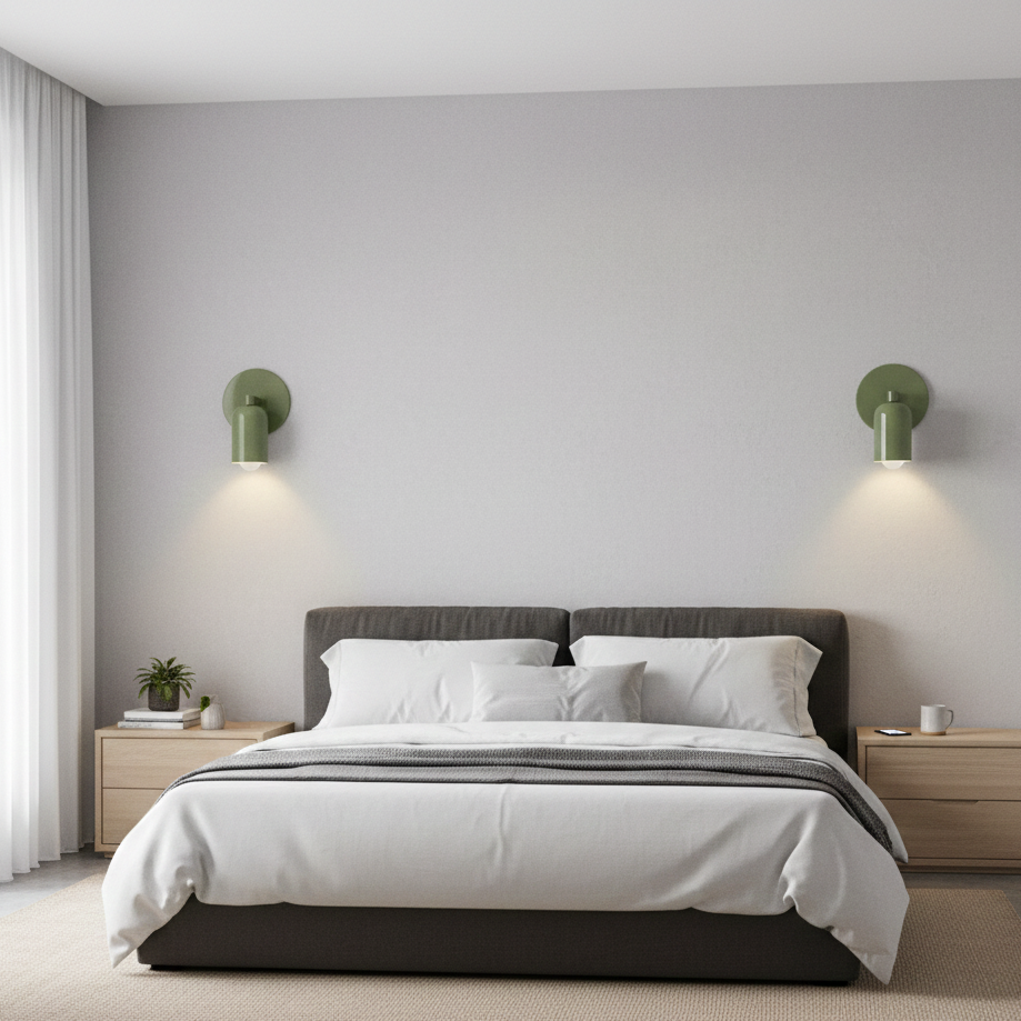 Lampada da Parete Moderna con Ombrello in Vetro – Design Minimalista - Set di 2