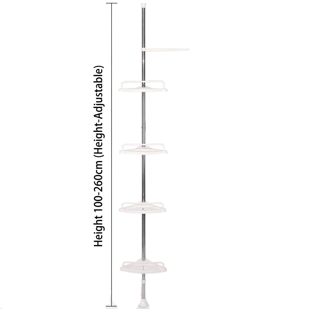 LUMINEXA – Torre doccia regolabile con design in acciaio inossidabile