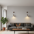 Lampada da Parete in Pietra Wabi-Sabi – Luce LED Calda - Set di 2