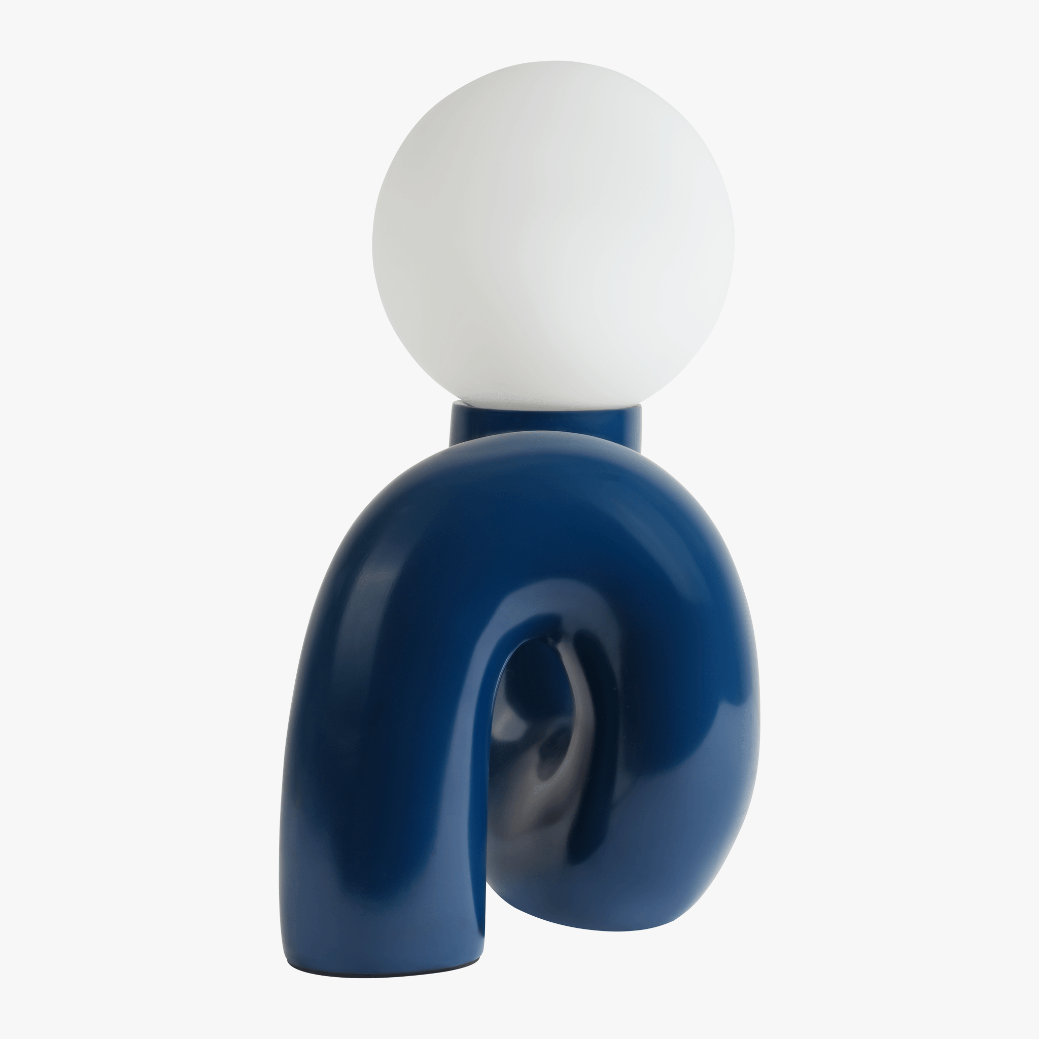 Avellon | Elegante Lampada da Tavolo con Base Scultorea e Luce Ambientale Soffusa