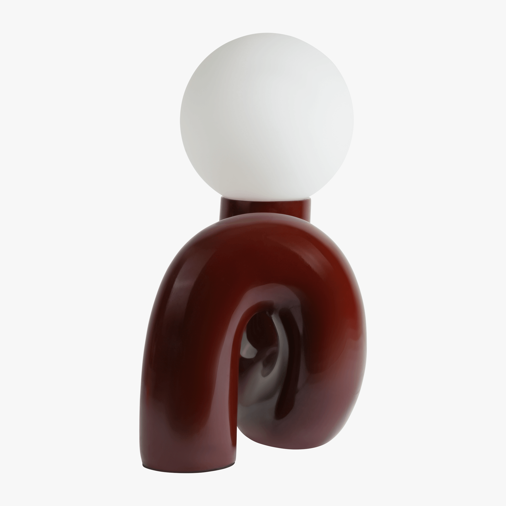Avellon | Elegante Lampada da Tavolo con Base Scultorea e Luce Ambientale Soffusa