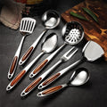 PROCHEF - Set di utensili da cucina in acciaio inossidabile per una cucina durevole, ergonomica e precisa con design elegante
