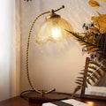 Lampada da Tavolo in Vetro per Camera da Letto