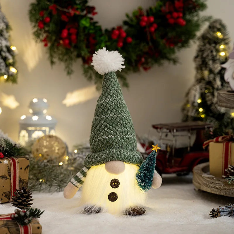 Decorazione di nisse natalizio | LED luce notturna | Ornamento festivo a calda luminosità