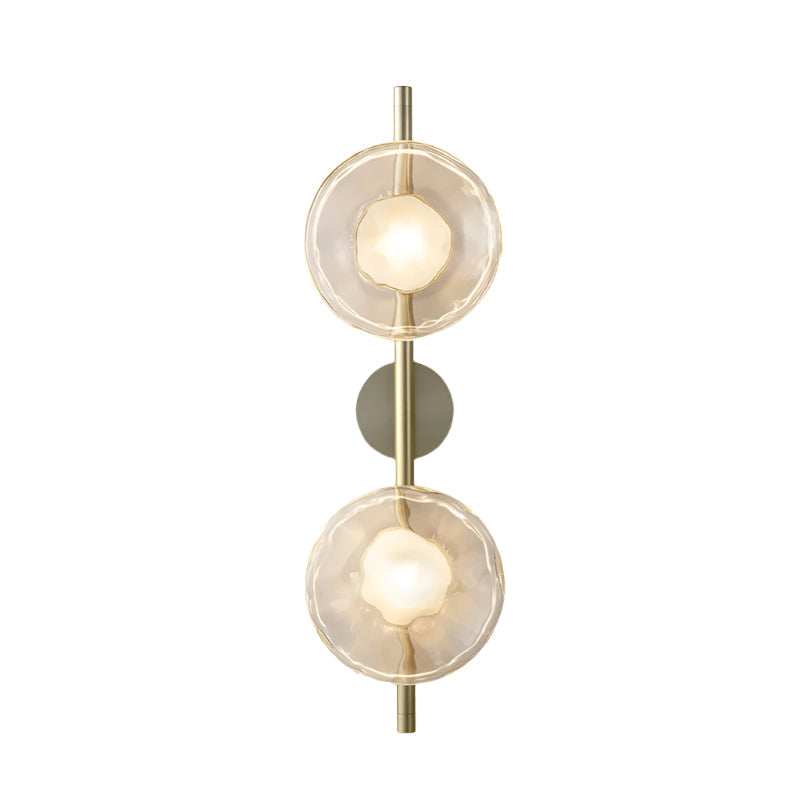 Noreva | Applique in Vetro Scultoreo con LED Integrato per Illuminazione Interni Moderni
