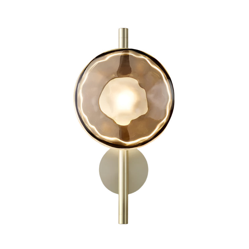 Noreva | Applique in Vetro Scultoreo con LED Integrato per Illuminazione Interni Moderni
