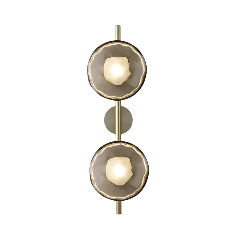 Noreva | Applique in Vetro Scultoreo con LED Integrato per Illuminazione Interni Moderni