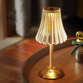 Lampada da tavolo in cristallo dorato - Aurora Luxe