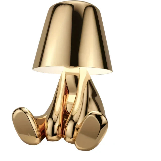 Moderna lampada da tavolo LED in design scultoreo – Lampada decorativa per soggiorno | Skanto