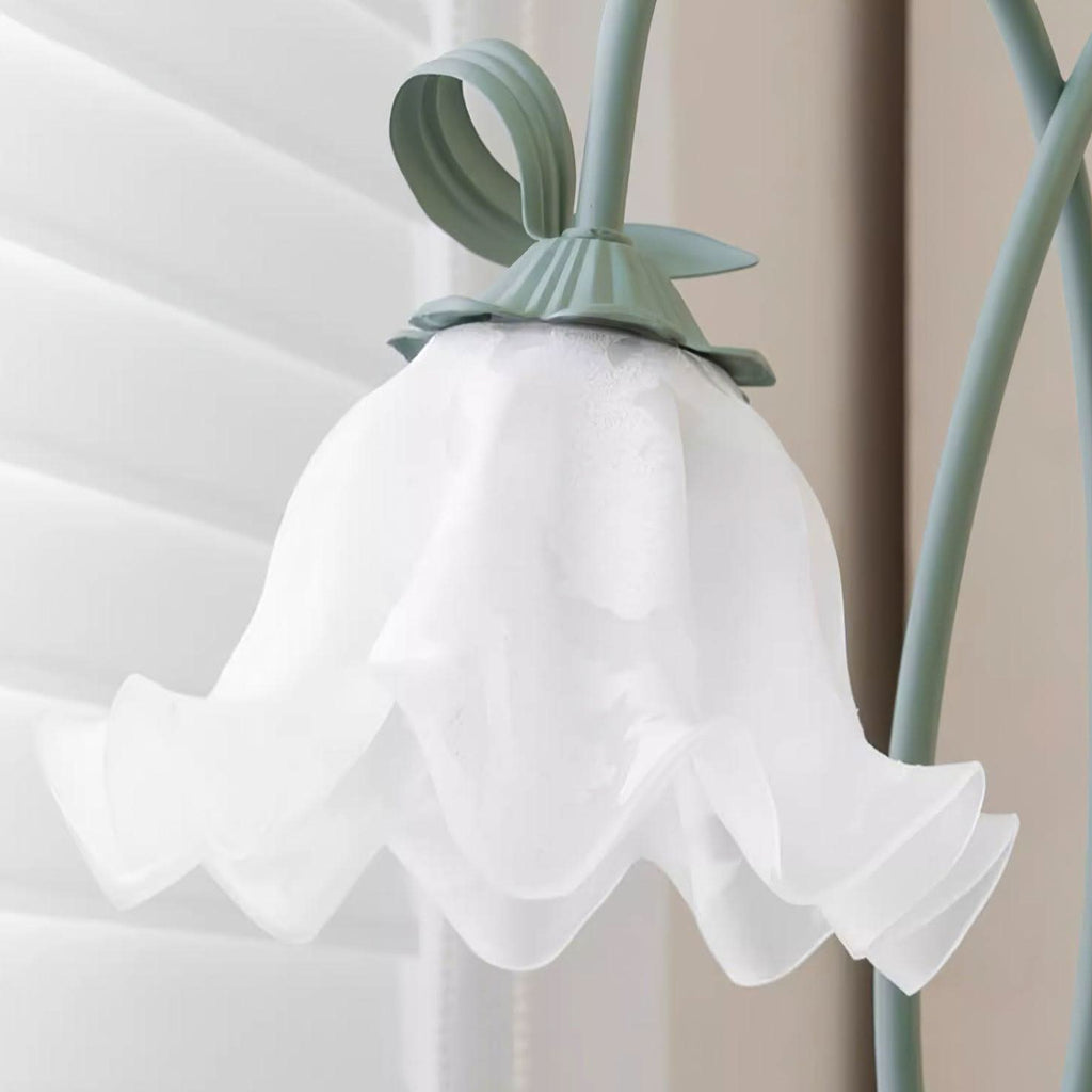 Lampada da Terra Calla con Finitura Verde Opaca