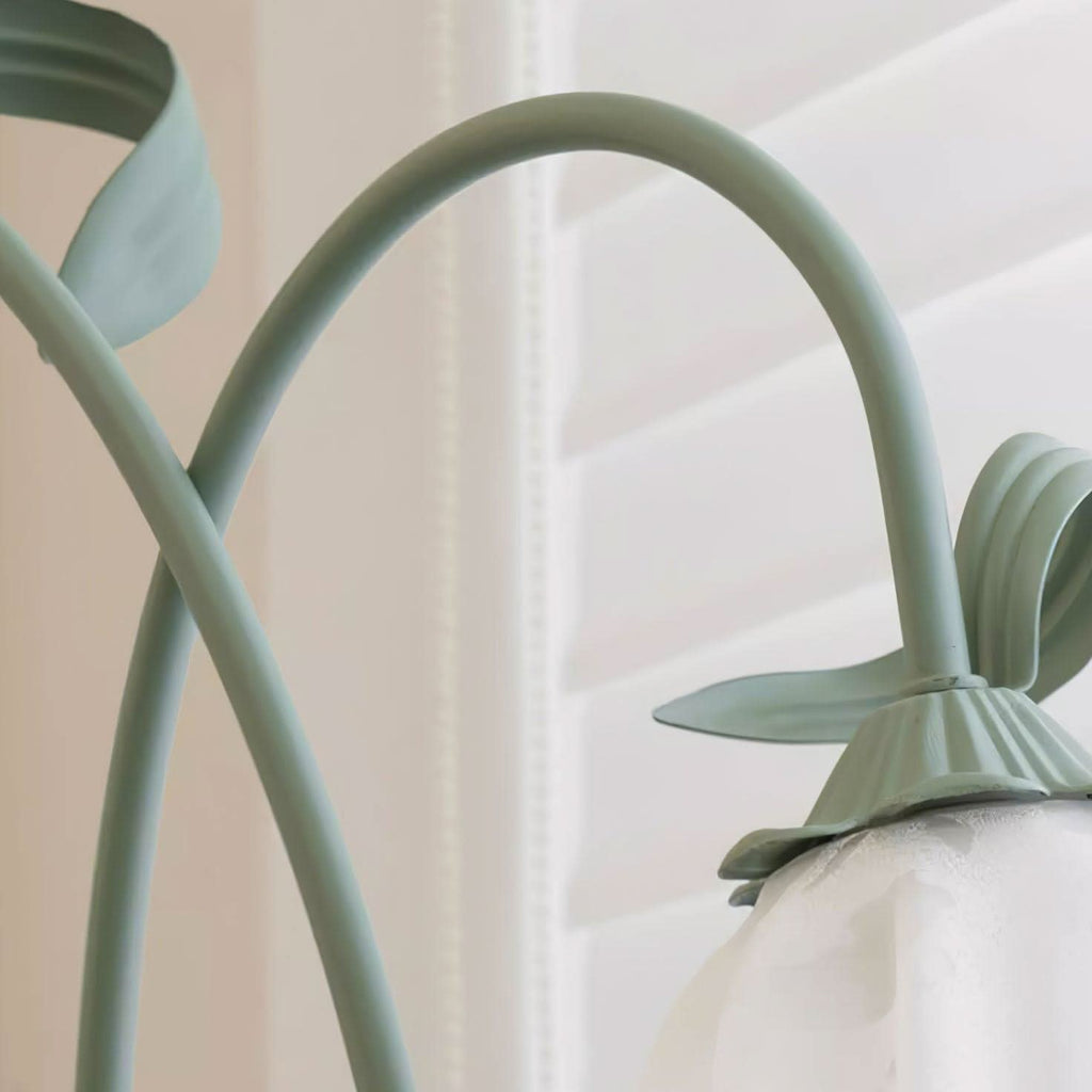 Lampada da Terra Calla con Finitura Verde Opaca