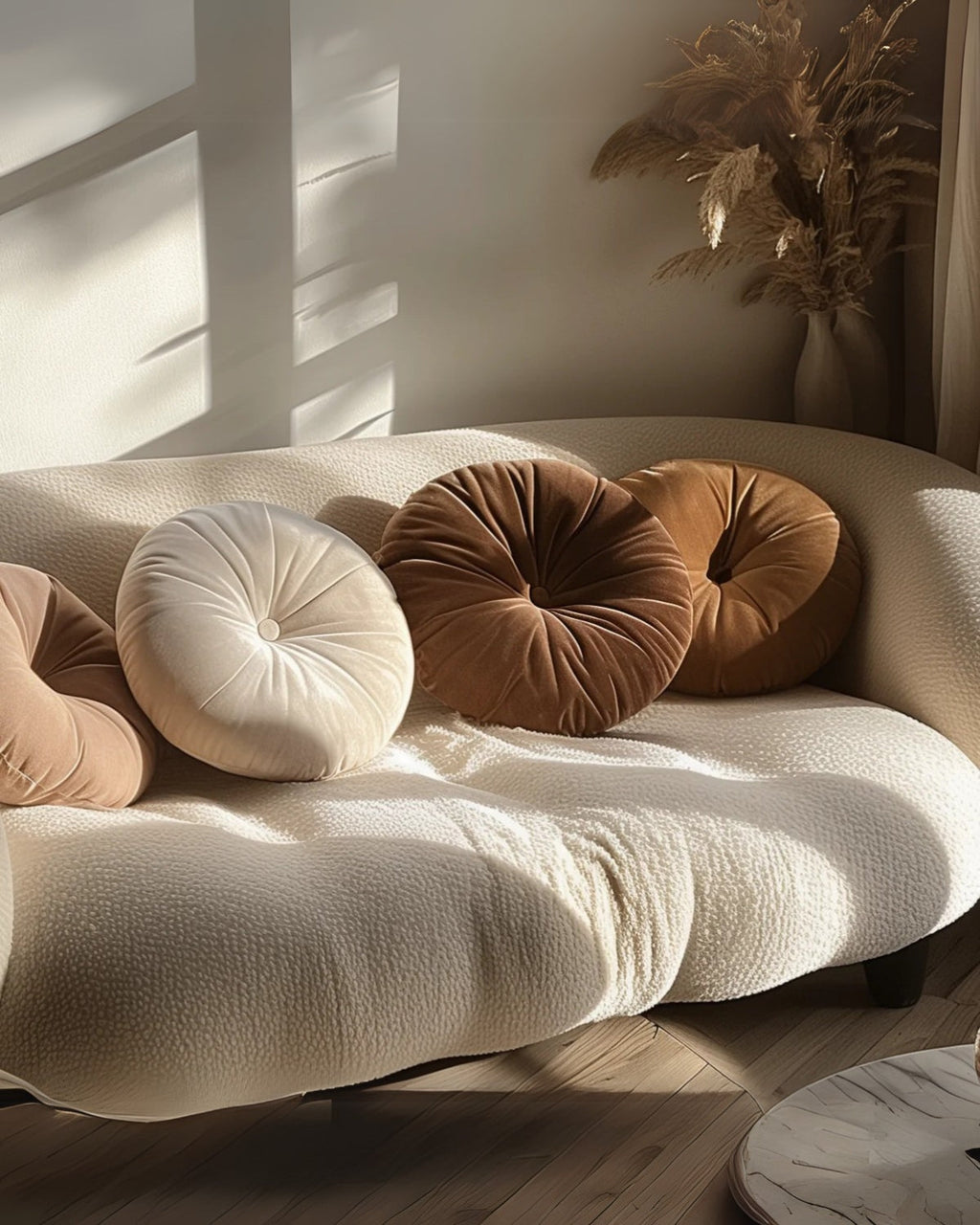Poetica – Cuscino Rotondo in Design Moderno