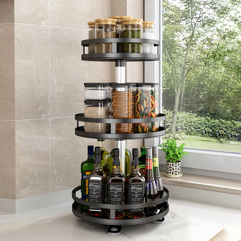 360° Magia dell'Ordine - Mensola girevole regolabile in altezza con design di sicurezza | 50% SCONTO