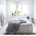 Coperta in Maglia Spessa per Divano o Letto