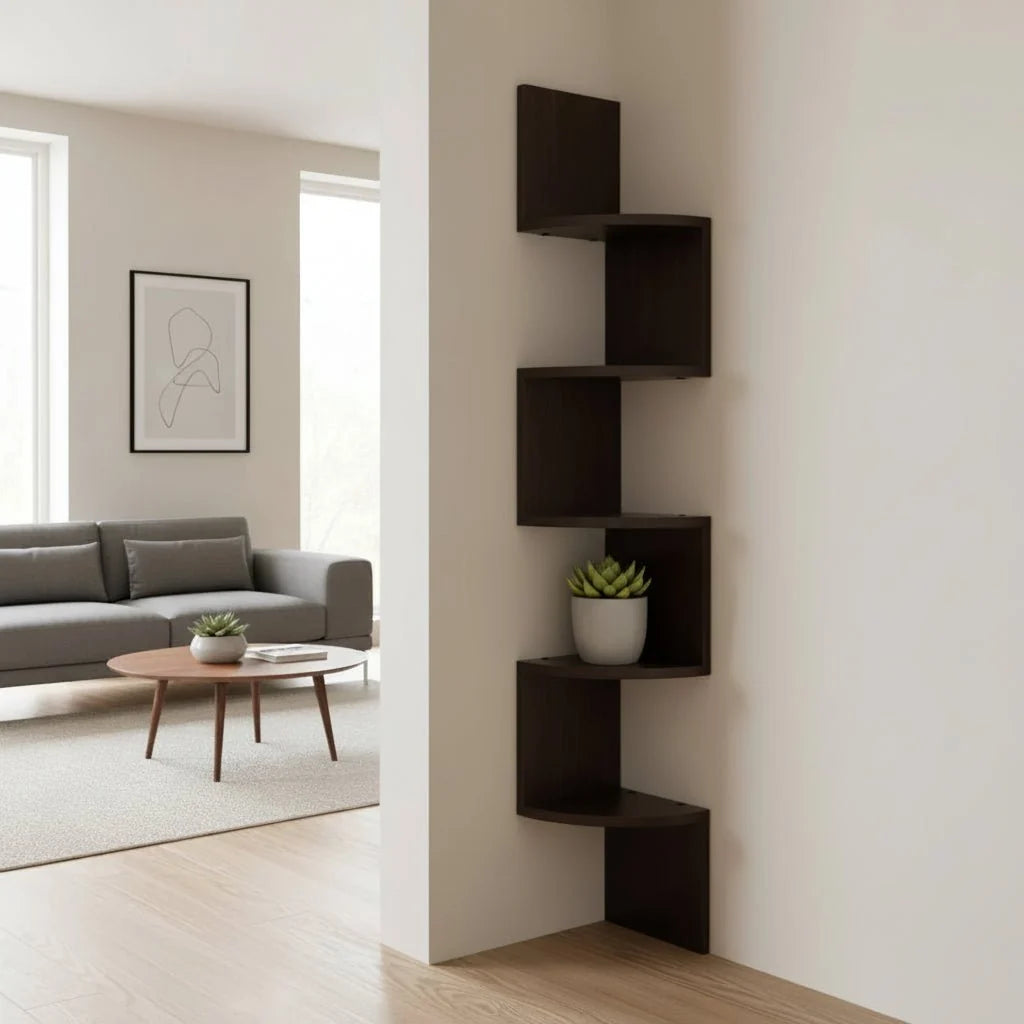 FLOATIERA – Mensola angolare a muro | Soluzione salvaspazio con design moderno