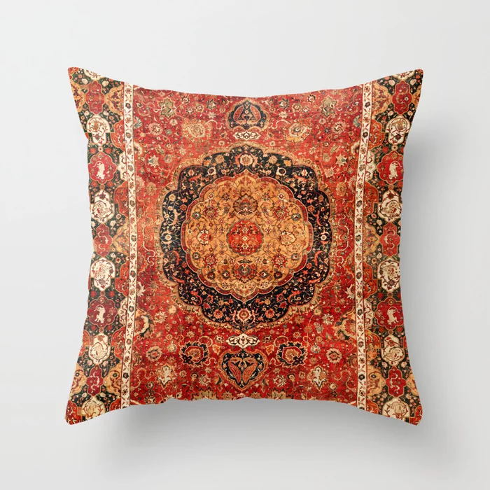Karnz | Copertura per cuscino in stile marocchino, cuscino indiano Bohemien, lusso per soggiorno e camera da letto, copertura per cuscino lombare, decorazione per la casa