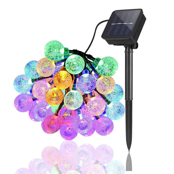 Ghirlanda luminosa solare con struttura resistente