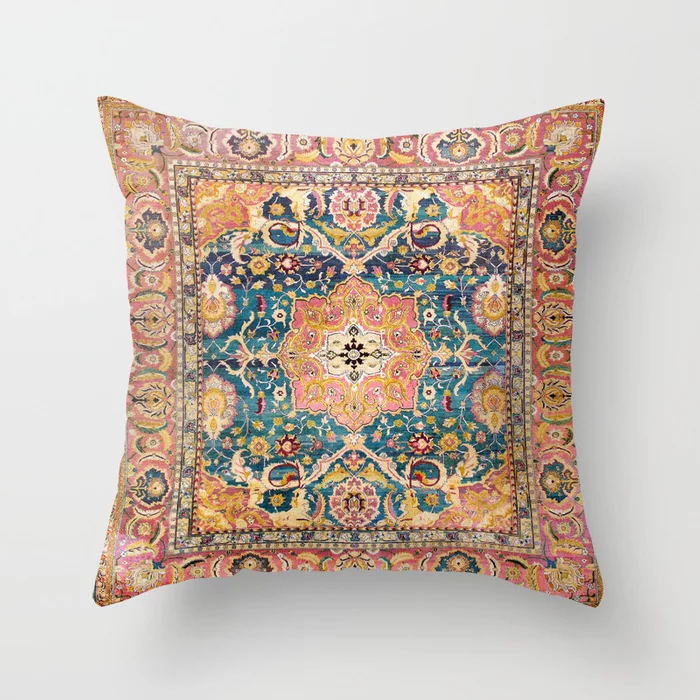 Karnz | Copertura per cuscino in stile marocchino, cuscino indiano Bohemien, lusso per soggiorno e camera da letto, copertura per cuscino lombare, decorazione per la casa