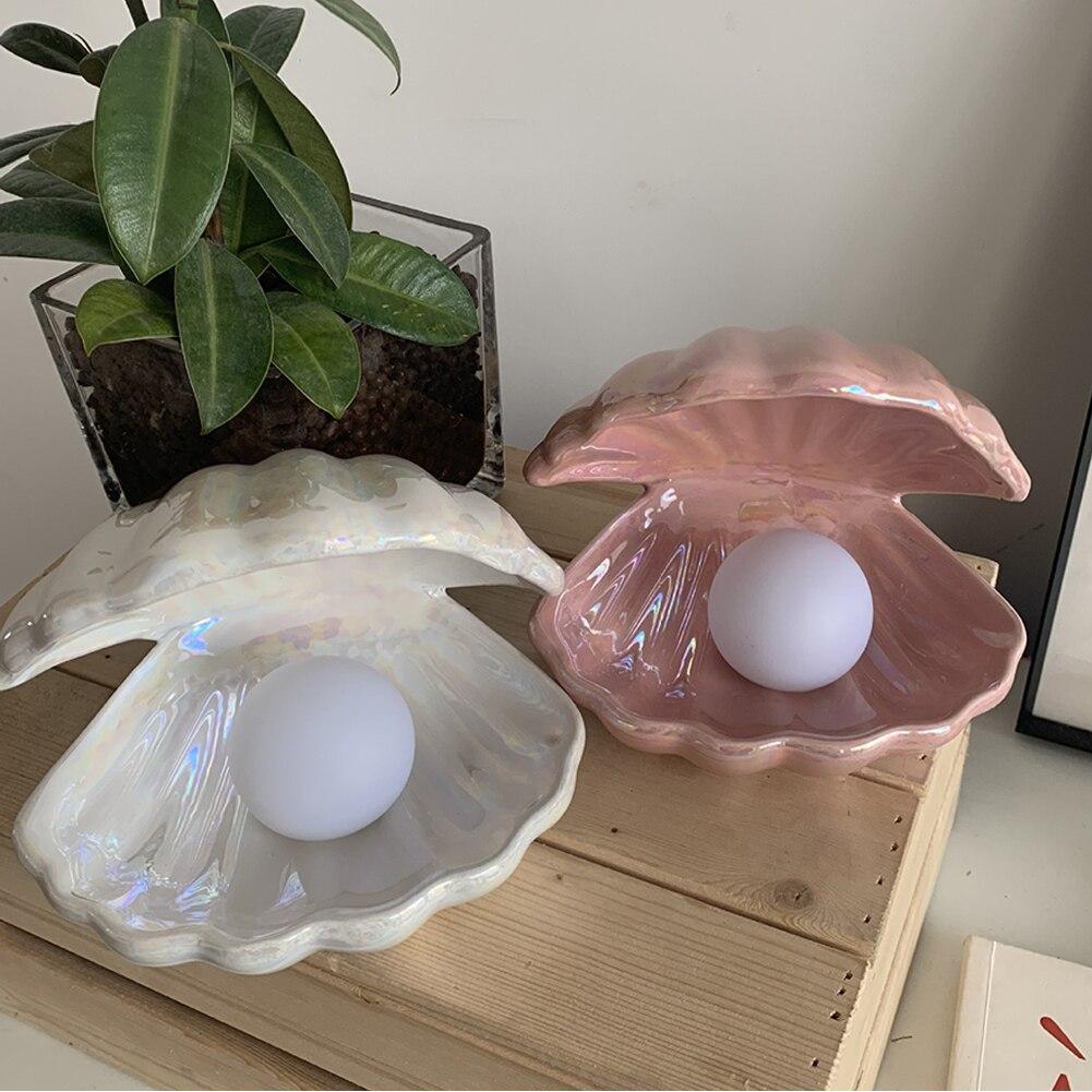 Lampada Chelly Chic con Conchiglia | Una lampada magica con una perla