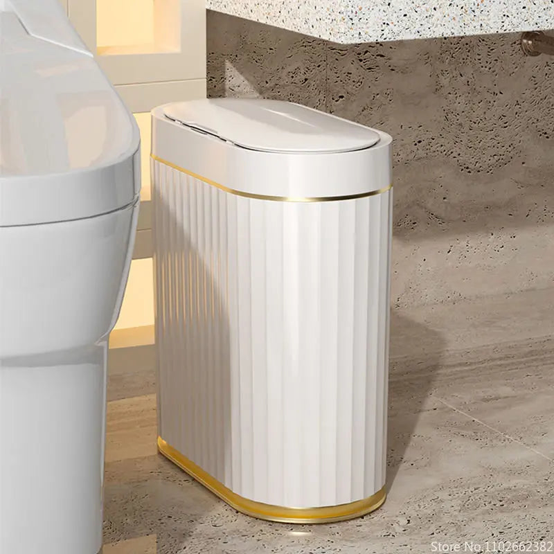 Cestino Smart con Sensore Senza Contatto per Bagno Moderno