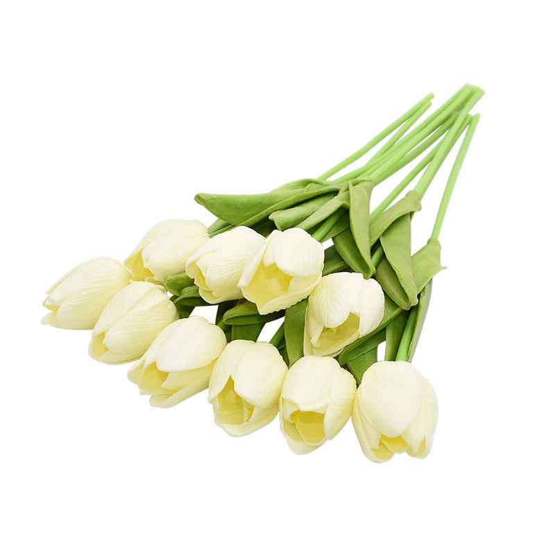 Bouquet di Fiori Artificiali con Tulipani, Decorazione (10 Pezzi)