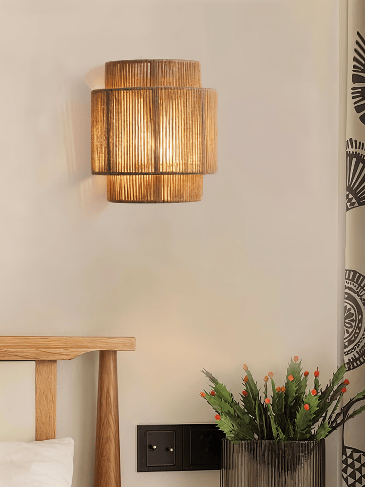 BohoWeave – Applique in Canapa e Rattan con Design Boho Naturale