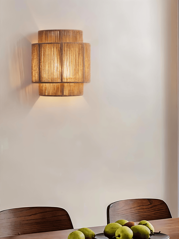BohoWeave – Applique in Canapa e Rattan con Design Boho Naturale