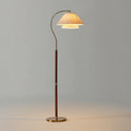 Silvara | Lampada da Terra Moderna con Design a Doppio Paralume in Tessuto per Ambienti Raffinati