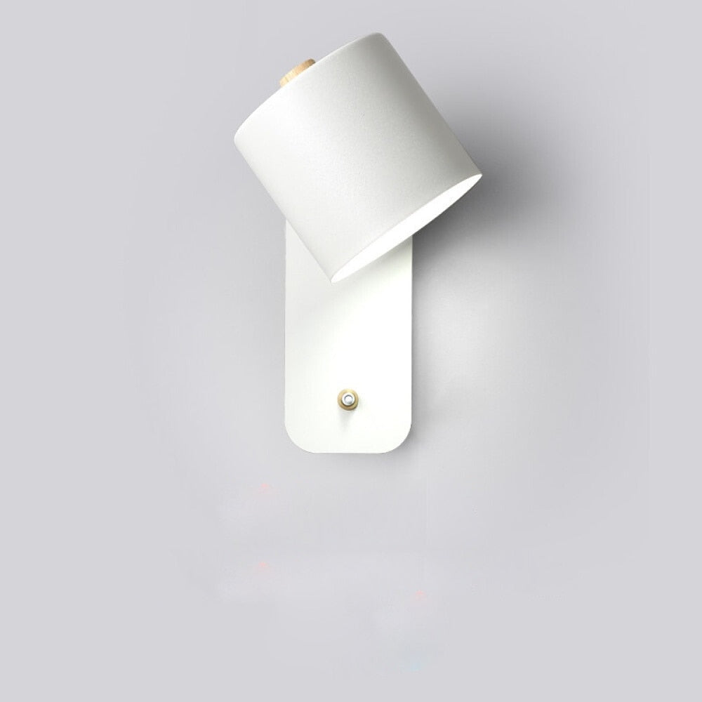 Moderne lampade da parete a LED con interruttore per l'arredamento domestico
