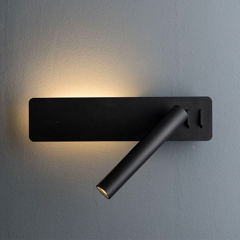 Applique LED girevole per la lettura a letto