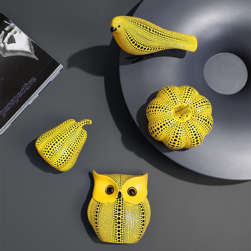 Skanto | Sculture di Zucche in Stile Kusama Yayoi