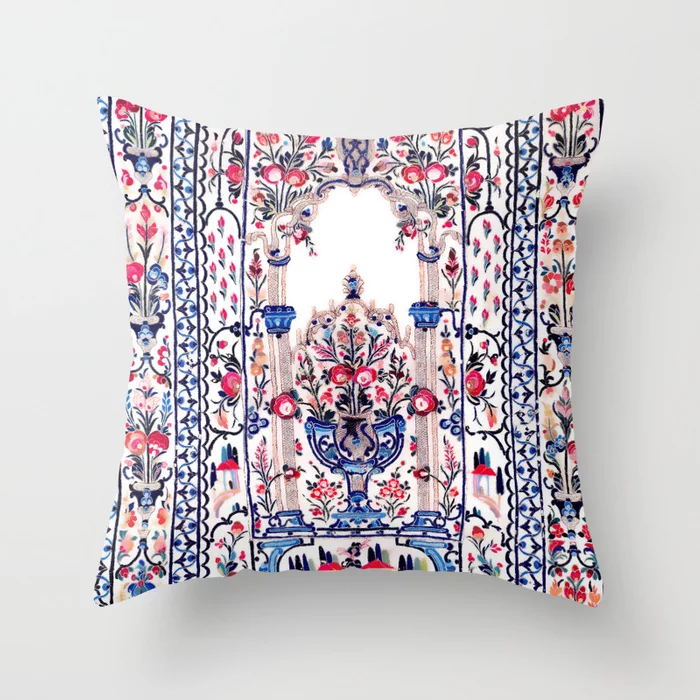 Karnz | Copertura per cuscino in stile marocchino, cuscino indiano Bohemien, lusso per soggiorno e camera da letto, copertura per cuscino lombare, decorazione per la casa
