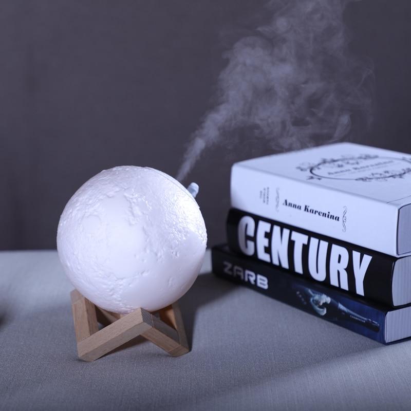 Purificatore d'aria | Lampada lunare e umidificatore in uno