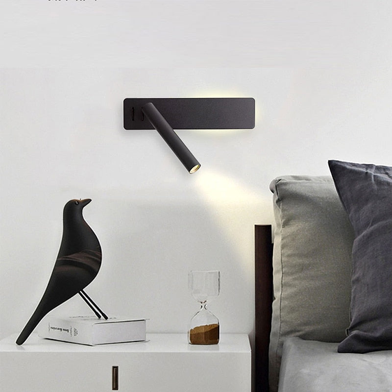 Sandsberg | Lampada da lettura a LED per parete | Braccio girevole, Luce calda per la lettura