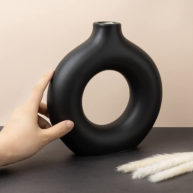 Vaso in ceramica minimalista