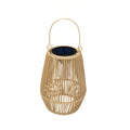 Lampada in Rattan Intrecciato SolVävd – Lampada a Sospensione a Energia Solare in Design di Bambù Intrecciato a Mano