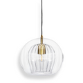 Clairvéa – Lampada a sospensione a forma di globo con eleganza vintage