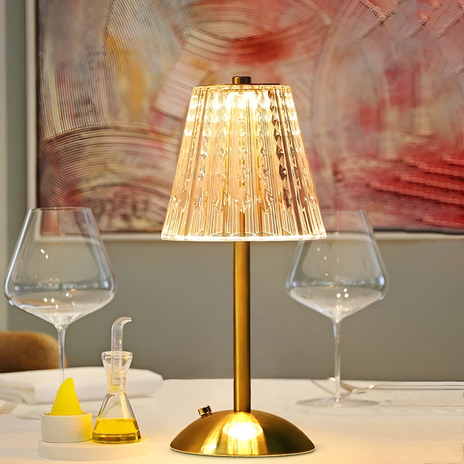 Valerie | Lampada da Tavolo Wireless Elegante con Design Senza Tempo
