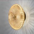 LumiWave – Applique in vetro nordico in stile Bauhaus con design a forma di onda