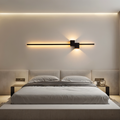 LinéaLux – Applique LED Nera Minimalista in Design Moderno e Lungo