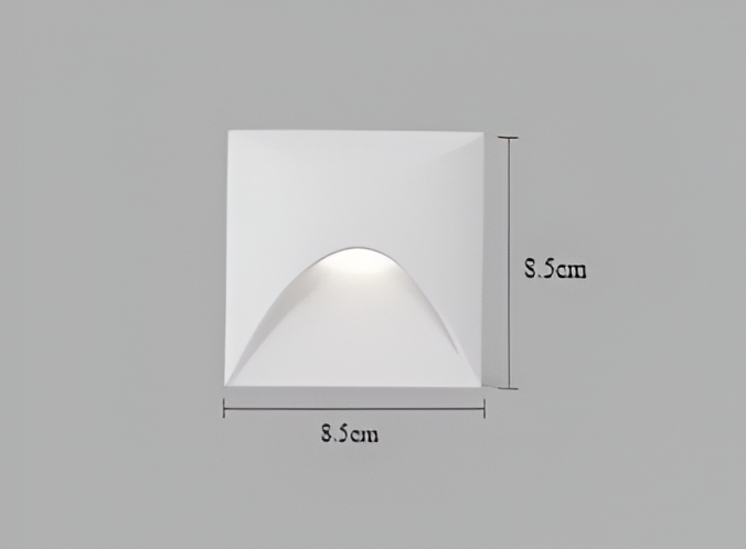 LuminiPath - Luce da Parete Impermeabile IP65 - Luce da Parete Interna ed Esterna - Luce da Parete LED con Sensore di Movimento