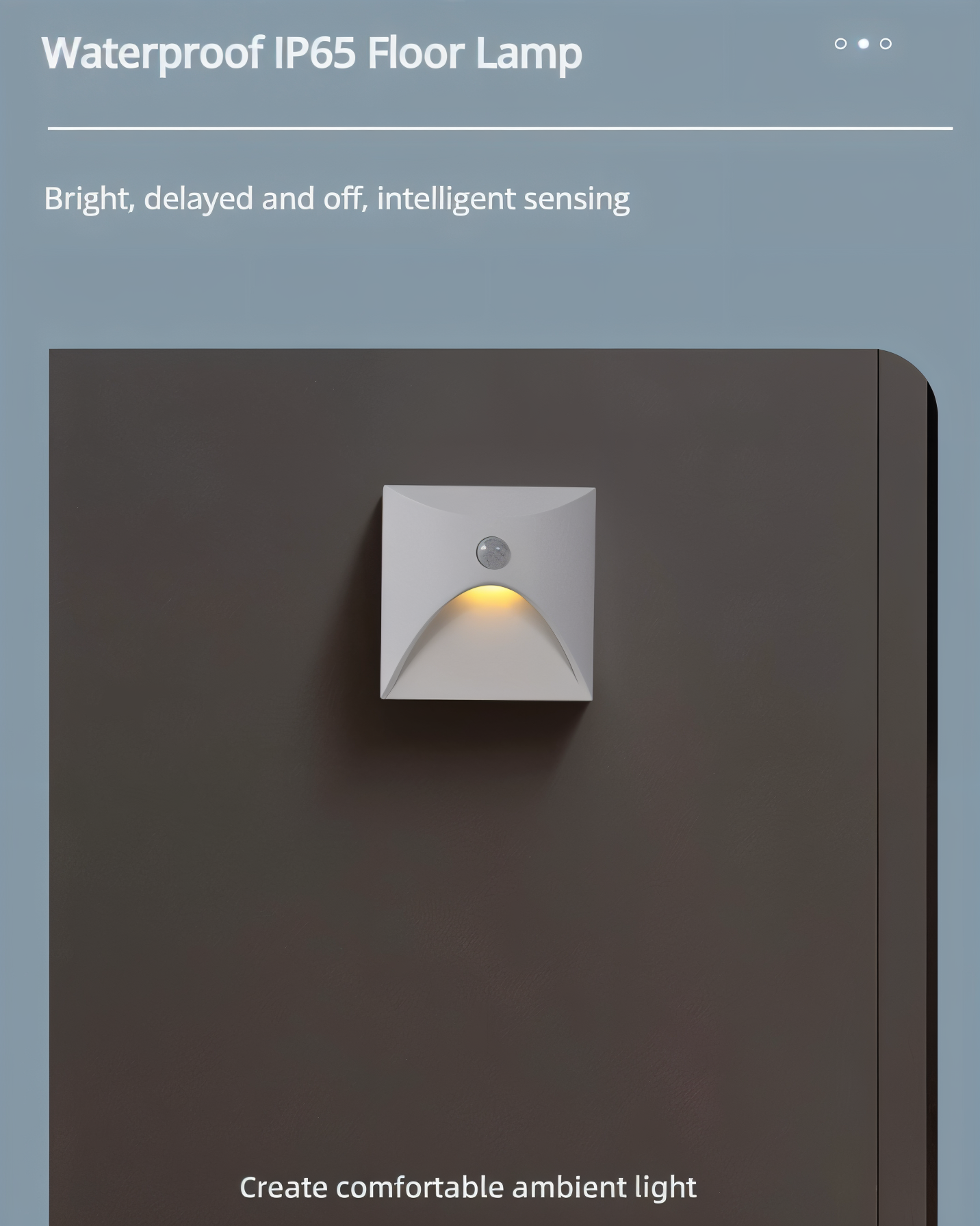 LuminiPath - Applique impermeabile IP65 - Applique per interni ed esterni - Applique LED con sensore di movimento