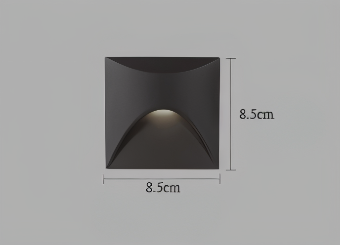 LuminiPath - Luce da Parete Impermeabile IP65 - Luce da Parete Interna ed Esterna - Luce da Parete LED con Sensore di Movimento