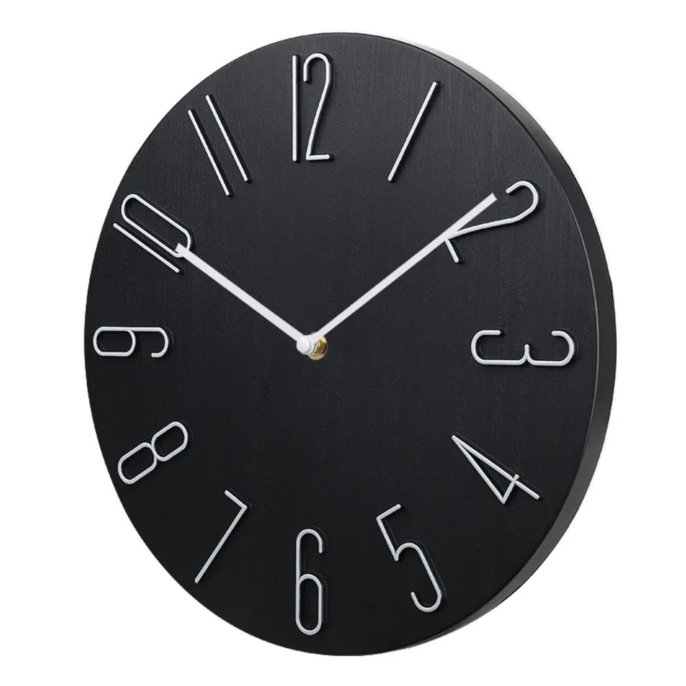 Silencio Orologio da Parete Moderno Silenzioso – Design Minimalista con Movimento al Quarzo