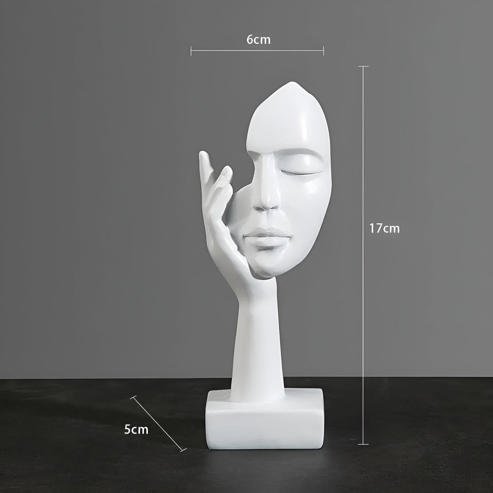 ThinkForm Scultura – Figura Decorativa Astratta Moderna in Resina