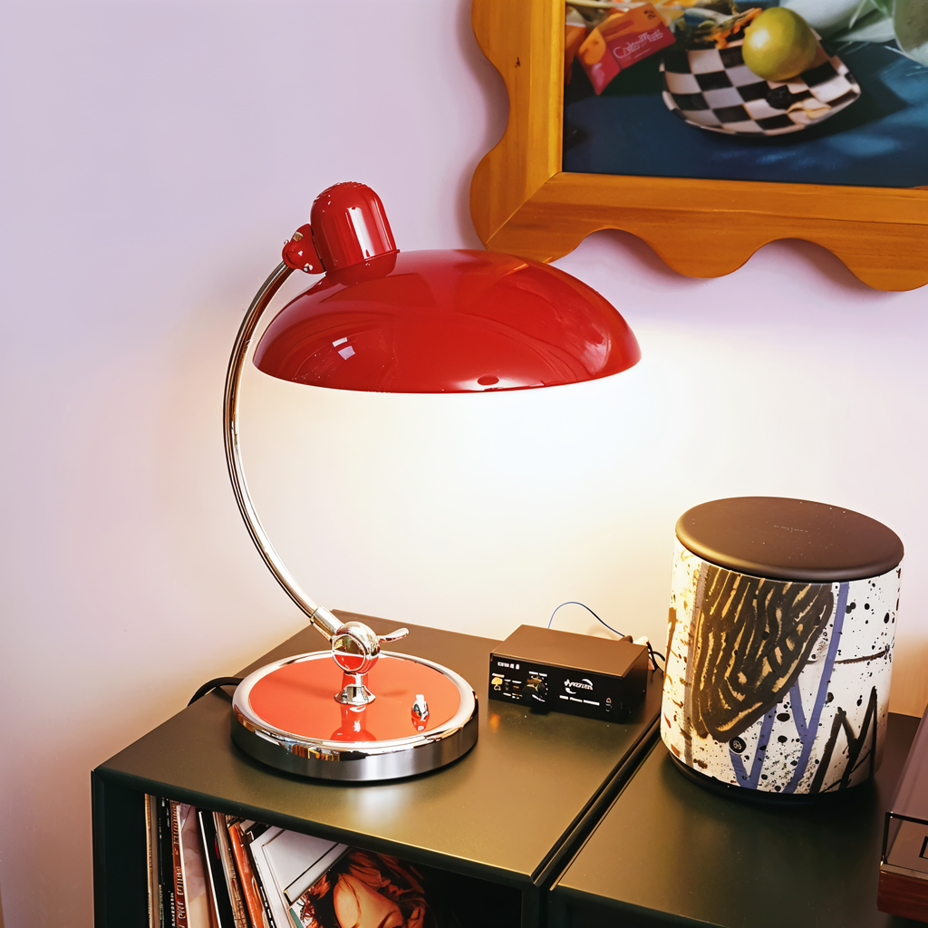 NostaChic | Lampada da tavolo in ferro vintage regolabile per scrivania e angoli lettura